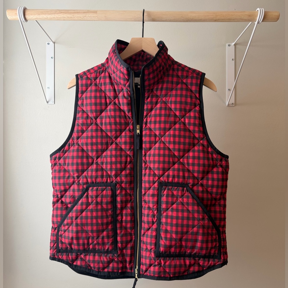 J. Crew Excursion Quilted Down Puffer Vest